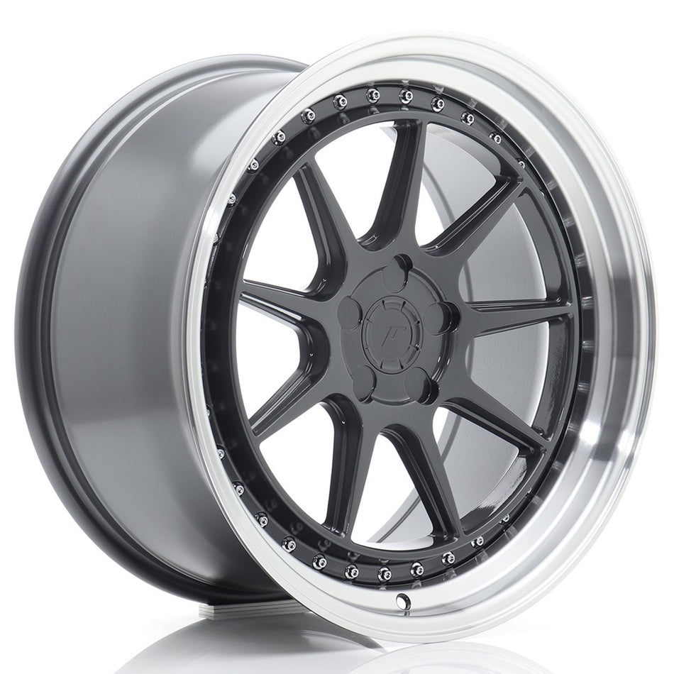 Japan Racing JR Wheels JR47 19x9.5 ET15-35 CUSTOM PCD Hyper Gray