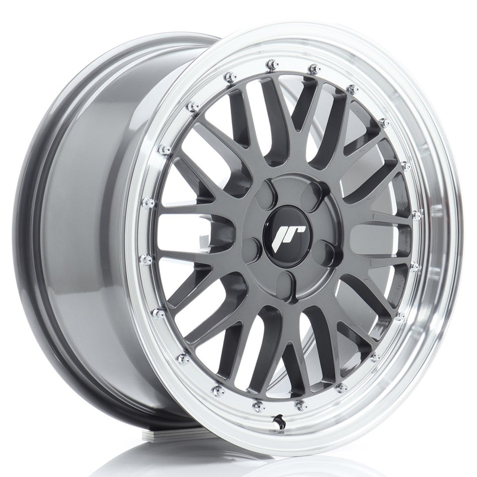 Japan Racing JR Wheels JR23 17x8 ET20-45 CUSTOM PCD Hyper Gray