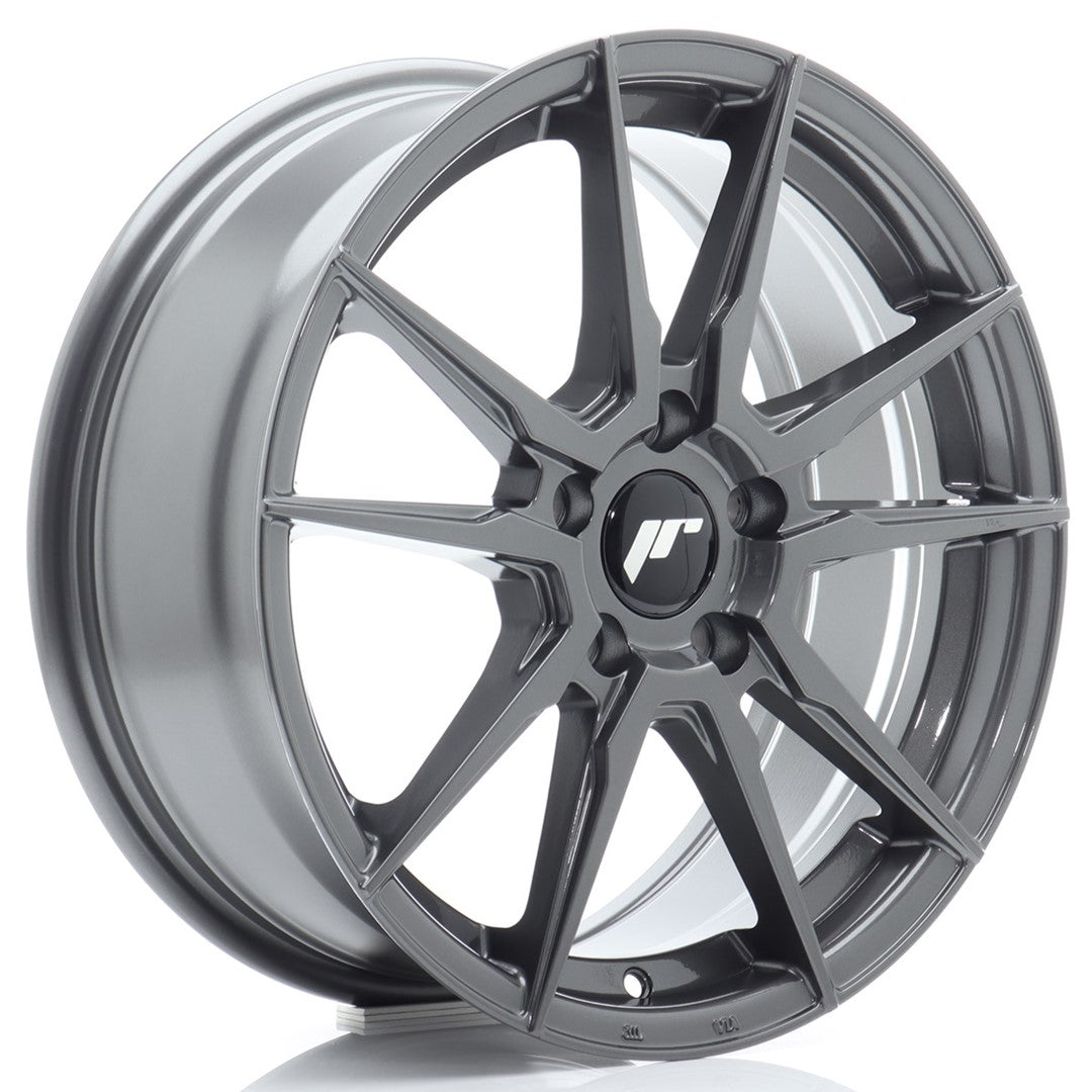 Japan Racing JR Wheels JR21 17x7 ET40 5x100 Hyper Gray