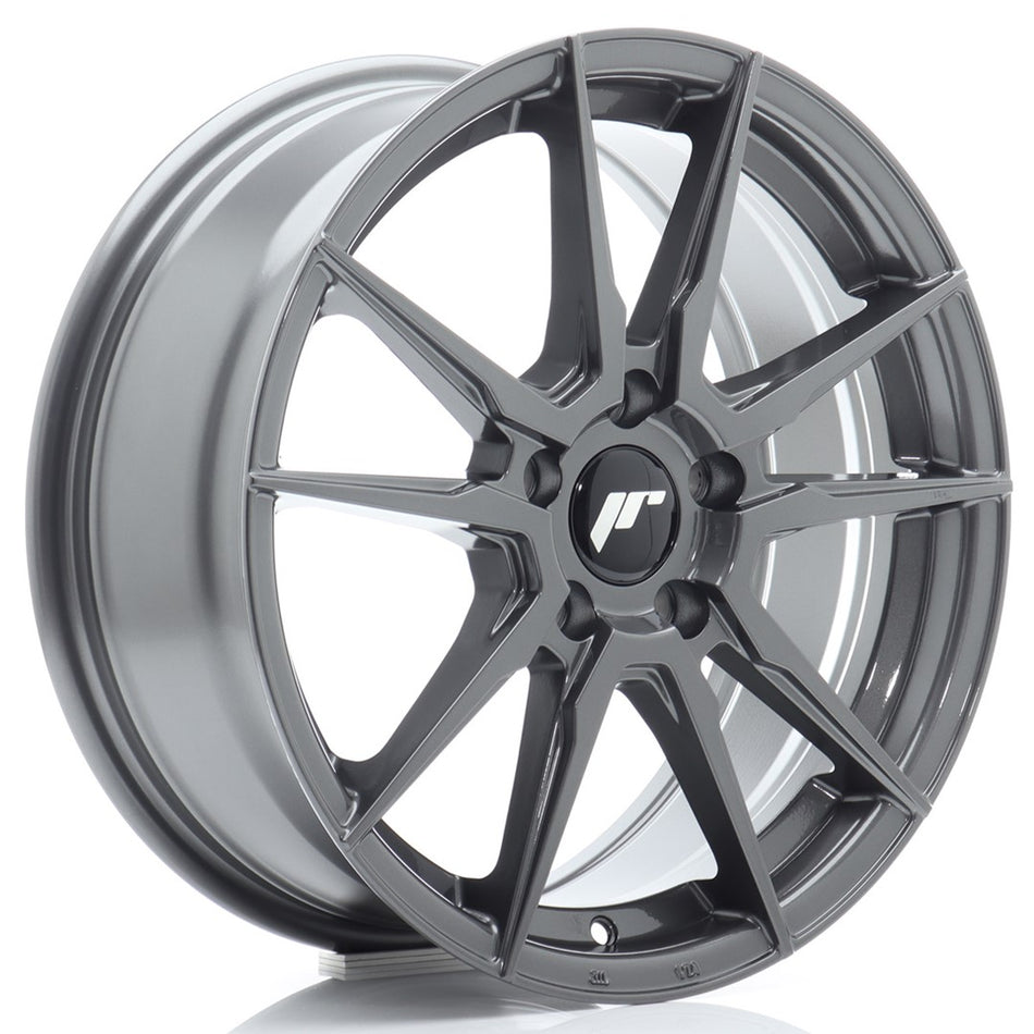 Japan Racing JR Wheels JR21 17x7 ET40 5x100 Hyper Gray