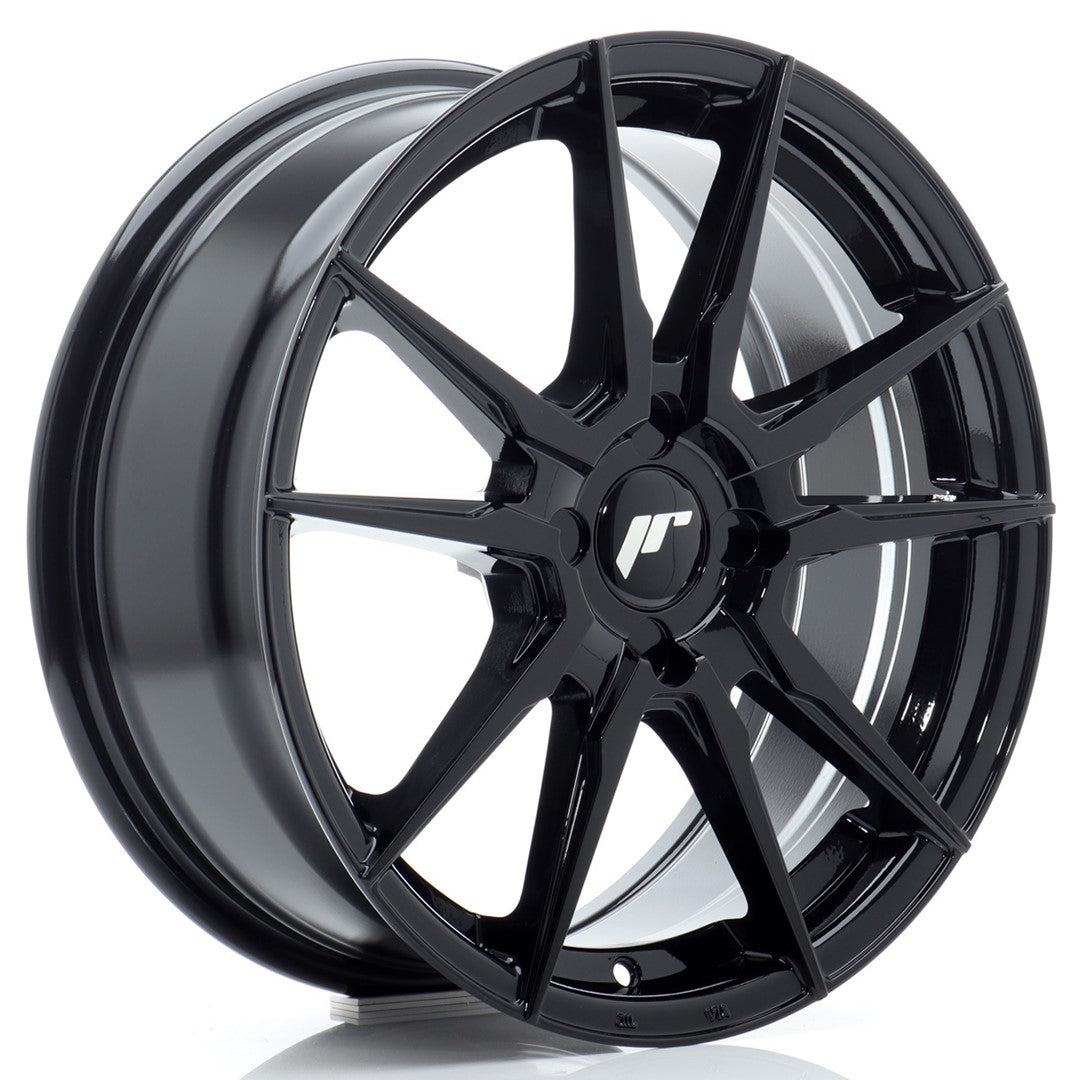 Japan Racing JR Wheels JR21 17x7 ET20-40 CUSTOM PCD Black