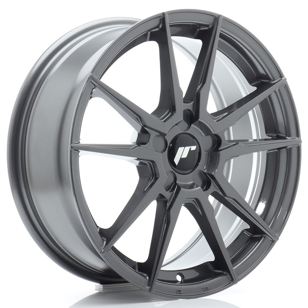 Japan Racing JR Wheels JR21 17x7 ET20-40 CUSTOM PCD Hyper Gray