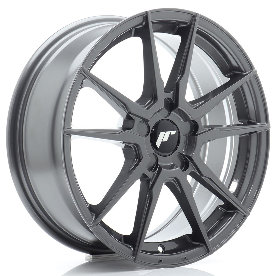 Japan Racing JR Wheels JR21 17x7 ET20-40 CUSTOM PCD Hyper Gray