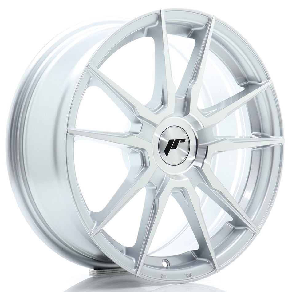 Japan Racing JR Wheels JR21 17x7 ET20-40 CUSTOM PCD Silver