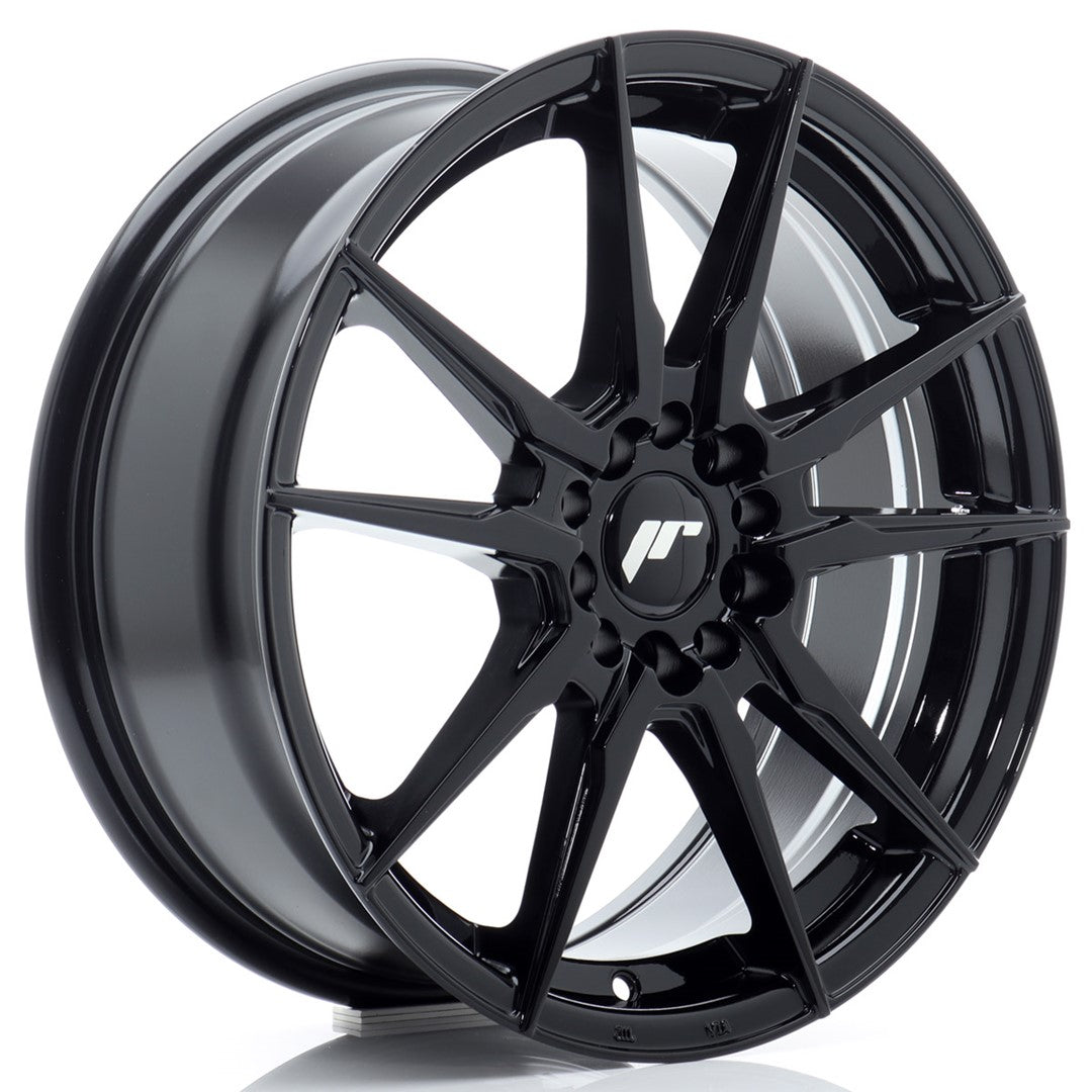 Japan Racing JR Wheels JR21 17x7 ET25 4x100 4x108 Black