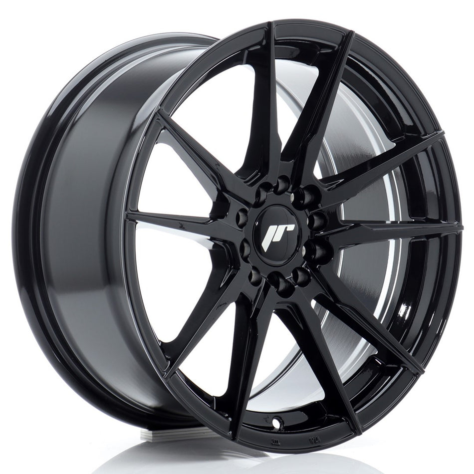Japan Racing JR Wheels JR21 17x8 ET35 5x110 5x120 Black