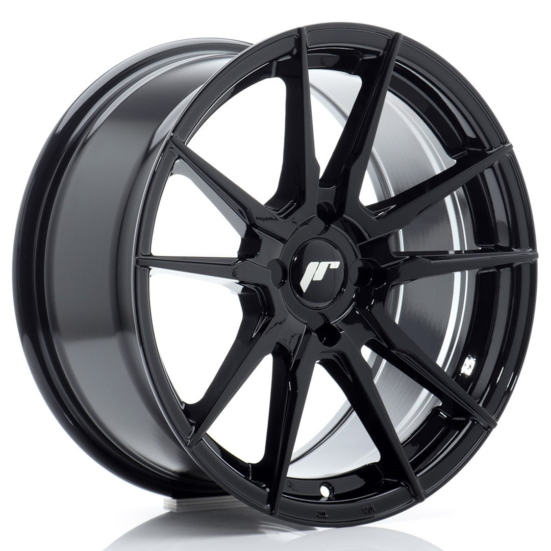 Japan Racing JR Wheels JR21 17x8 ET20-35 CUSTOM PCD Black