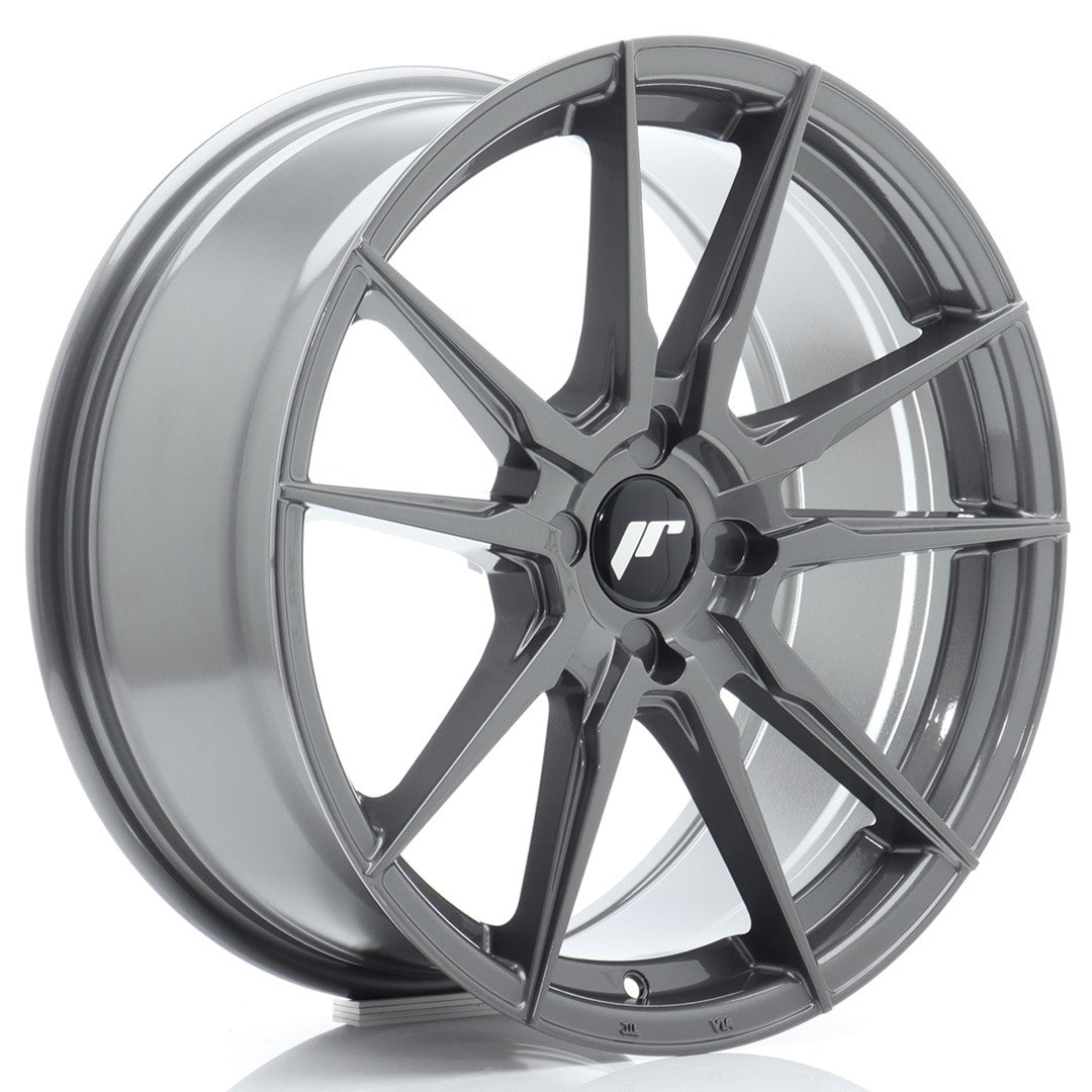 Japan Racing JR Wheels JR21 18x8 ET20-40 CUSTOM PCD Hyper Gray