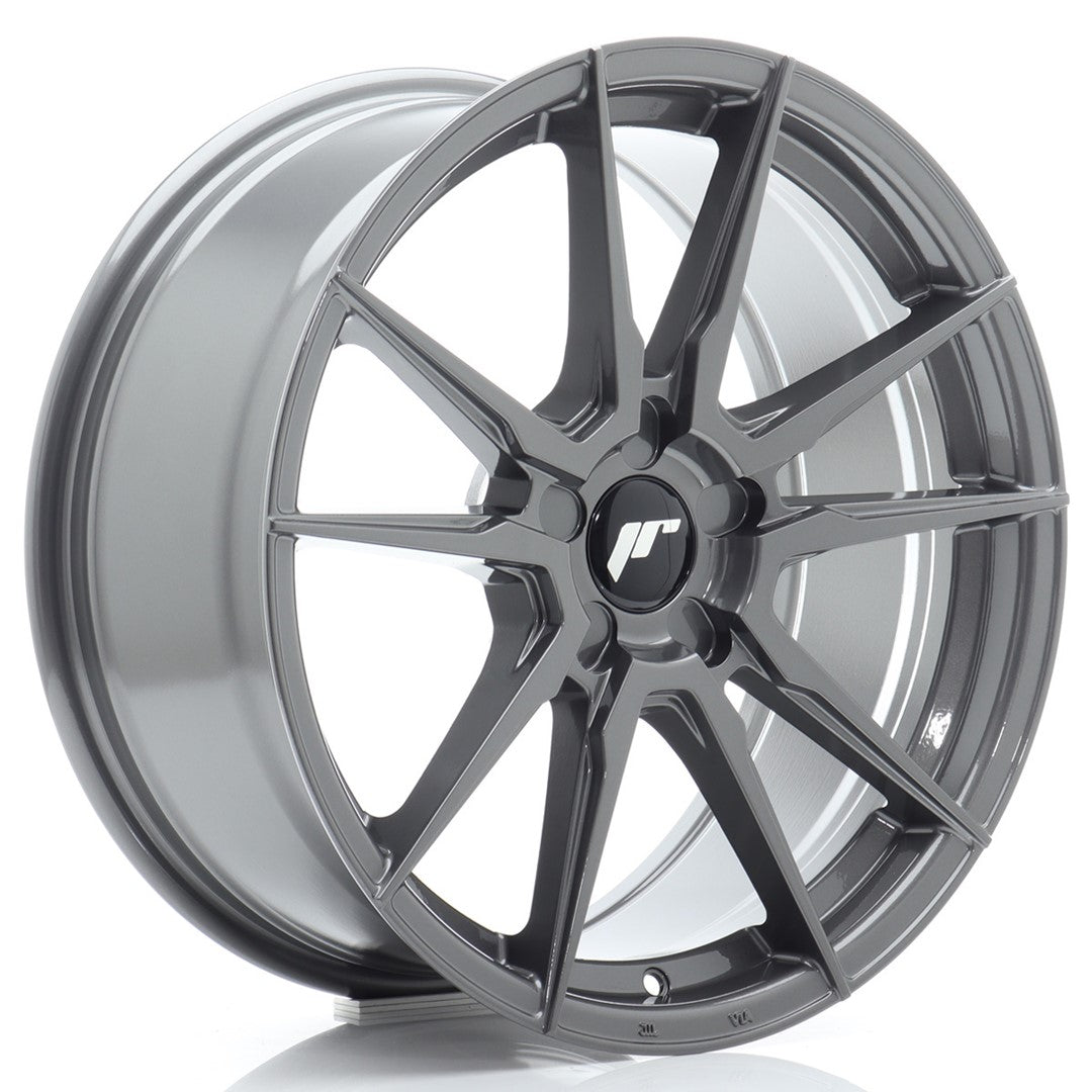Japan Racing JR Wheels JR21 18x8 ET20-40 CUSTOM PCD Hyper Gray
