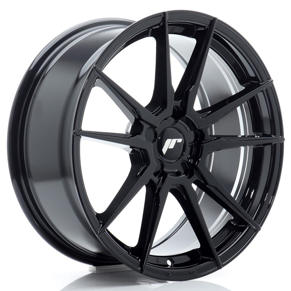Japan Racing JR Wheels JR21 18x8.5 ET20-45 CUSTOM PCD Black