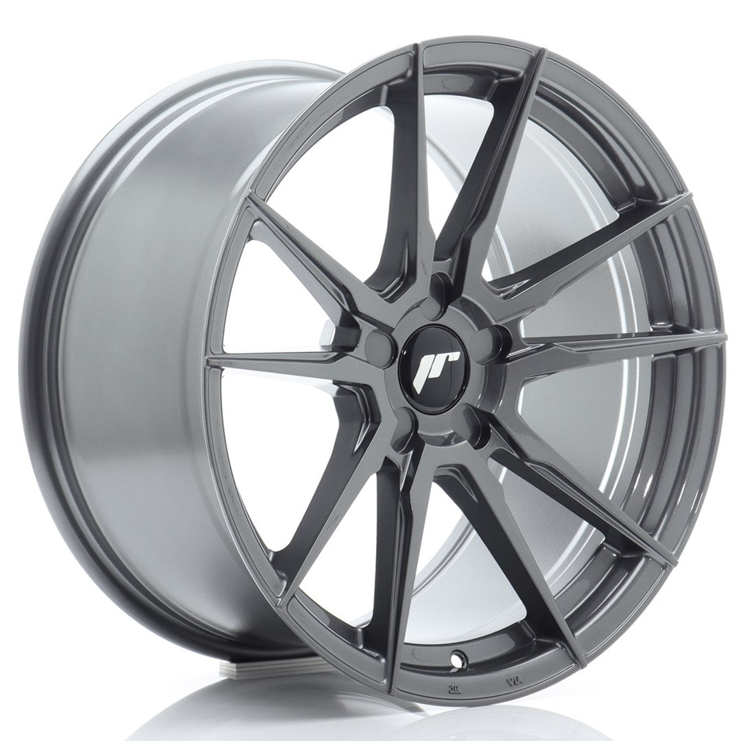 Japan Racing JR Wheels JR21 18x9.5 ET20-40 CUSTOM PCD Hyper Gray