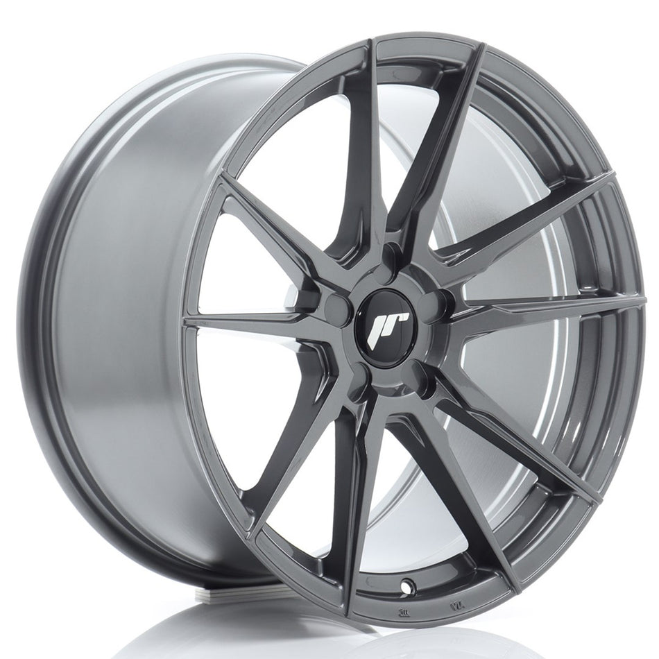 Japan Racing JR Wheels JR21 18x9.5 ET20-40 CUSTOM PCD Hyper Gray