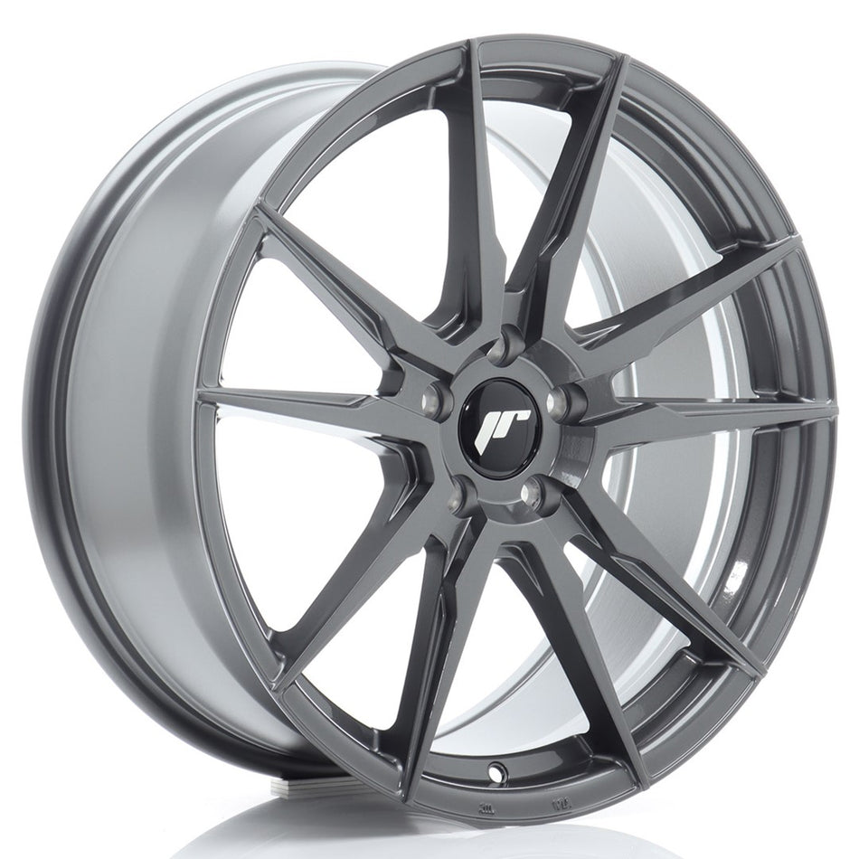 Japan Racing JR Wheels JR21 19x8.5 ET45 5x112 Hyper Gray