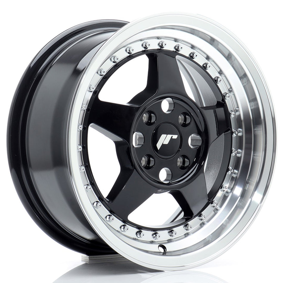Japan Racing JR Wheels JR6 15x7 ET35 4x100 Black