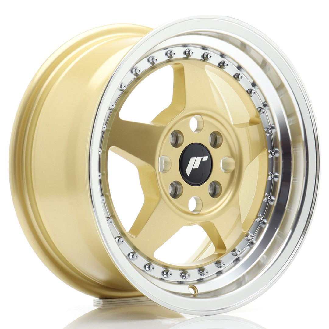 Japan Racing JR Wheels JR6 15x7 ET35 4x100 Gold