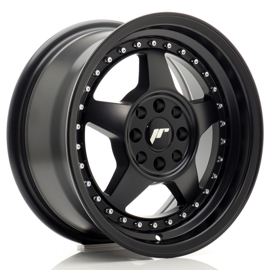 Japan Racing JR Wheels JR6 15x7 ET25 4x100 4x108 Black