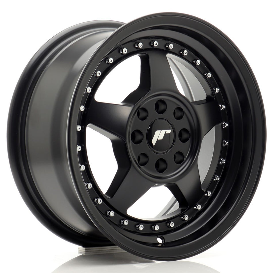 Japan Racing JR Wheels JR6 15x7 ET25 4x100 4x108 Black