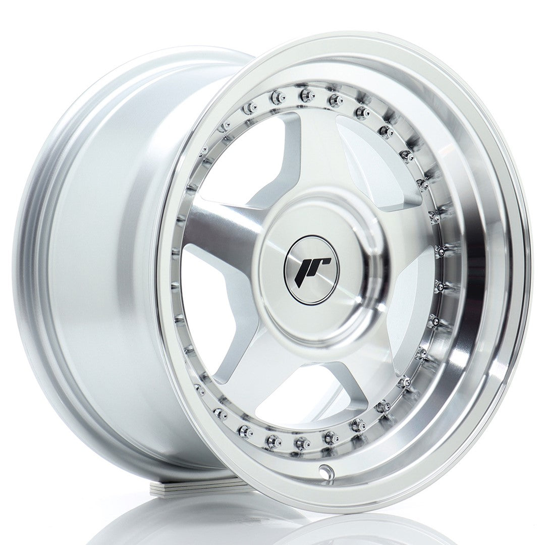 Japan Racing JR Wheels JR6 15x8 ET25 CUSTOM PCD Silver