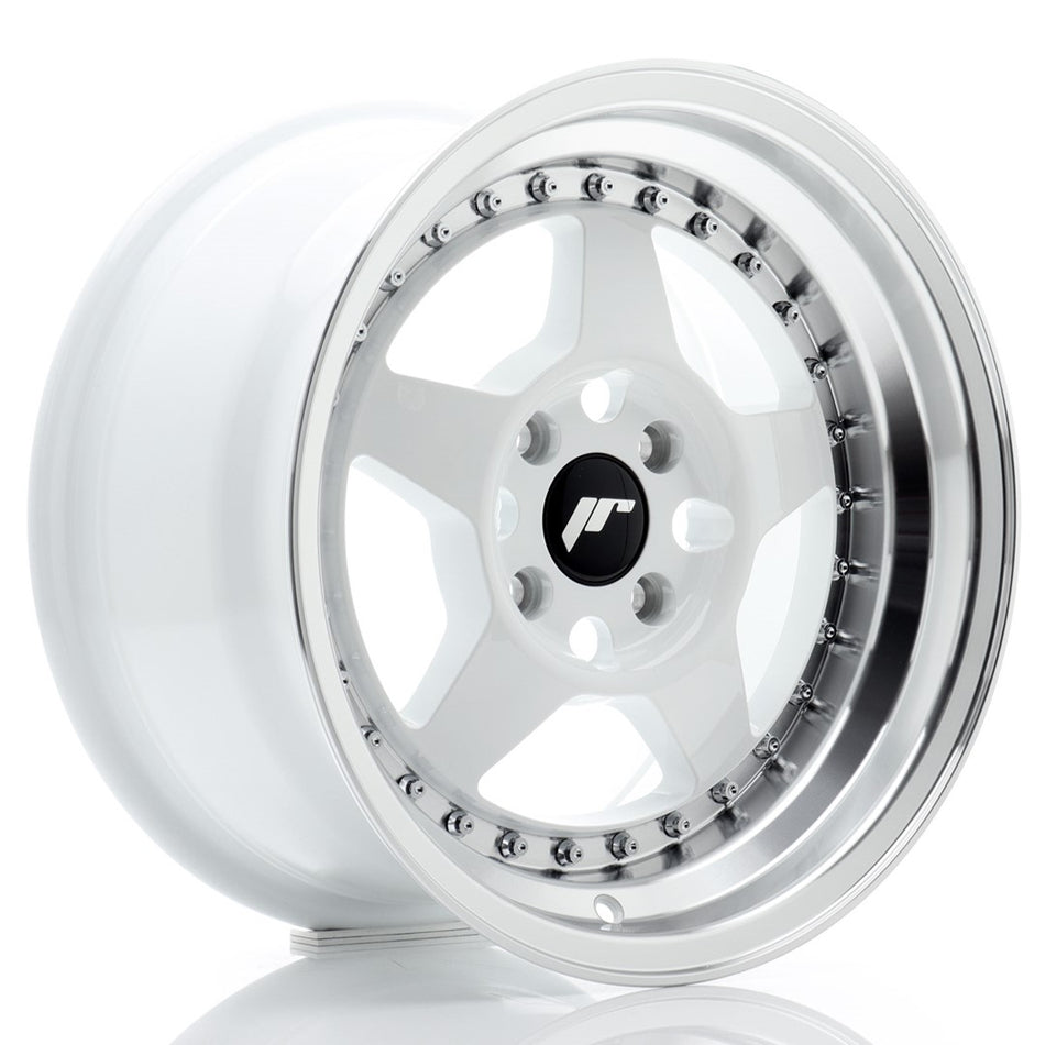 Japan Racing JR Wheels JR6 15x8 ET25 4x100 White
