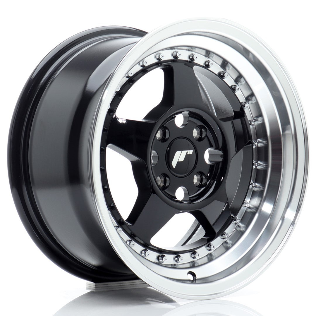 Japan Racing JR Wheels JR6 15x8 ET25 4x100 Black