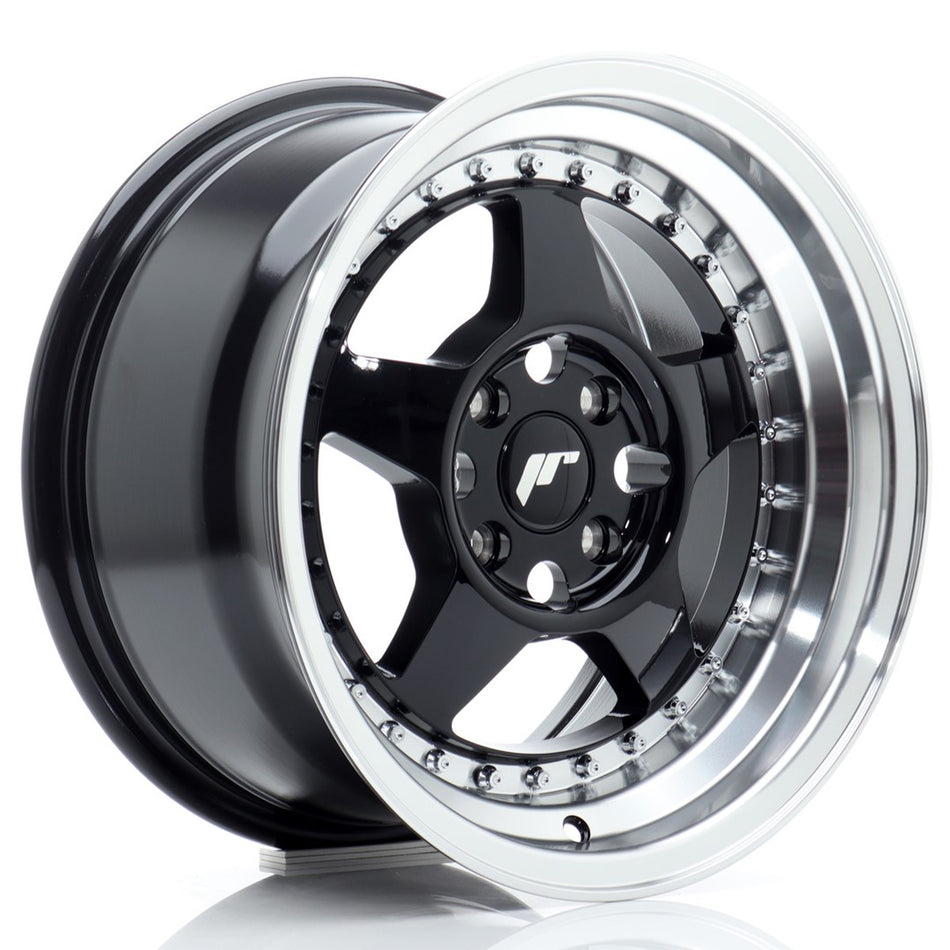 Japan Racing JR Wheels JR6 15x8 ET25 4x100 Black