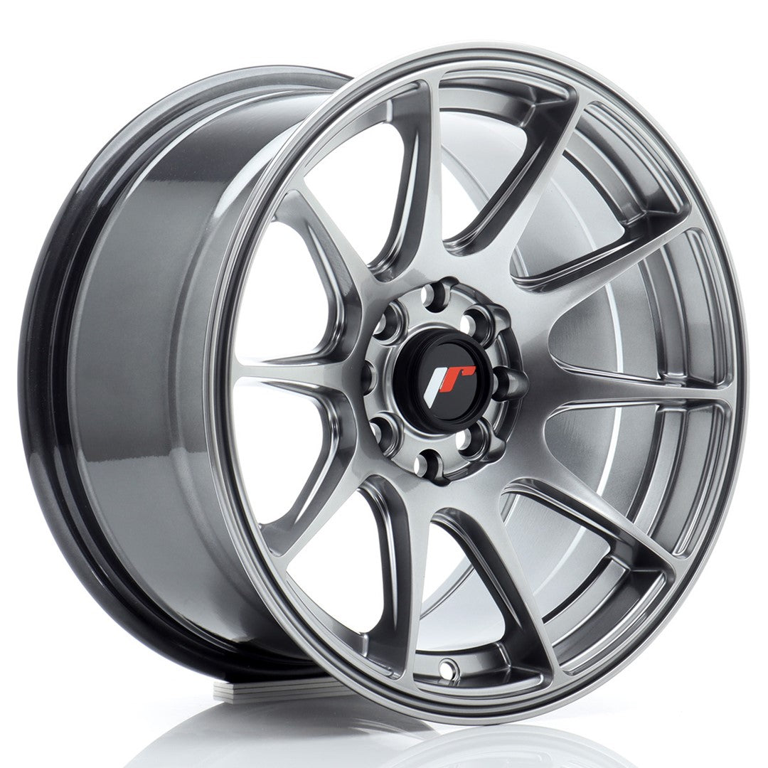 Japan Racing JR Wheels JR11 15x8 ET25 4x100 4x114.3 Hyper Black