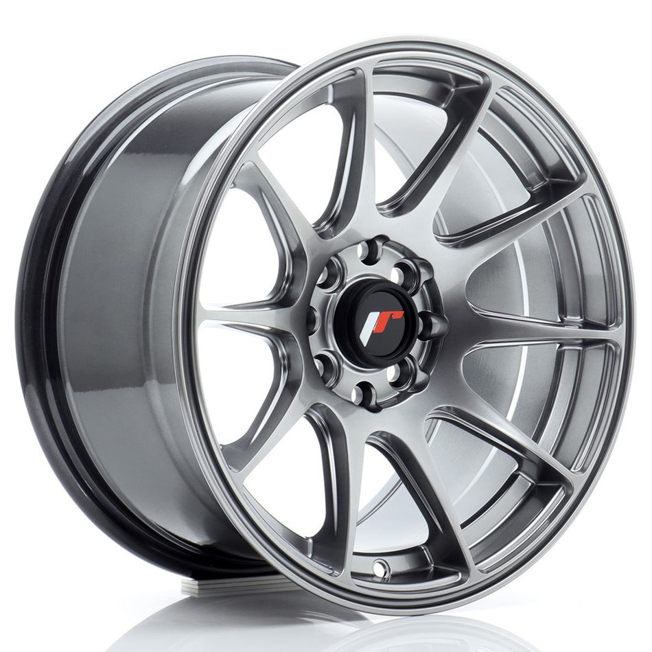 Japan Racing JR Wheels JR11 15x8 ET25 4x100 4x114.3 Hyper Black