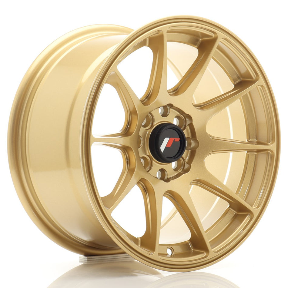 Japan Racing JR Wheels JR11 15x8 ET25 4x100 4x108 Gold