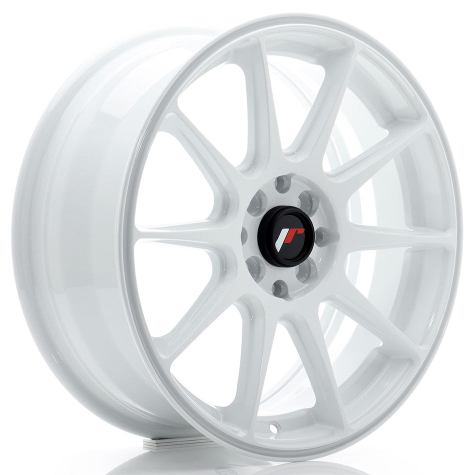 Japan Racing JR Wheels JR11 17x7 ET25 4x100 4x108 White