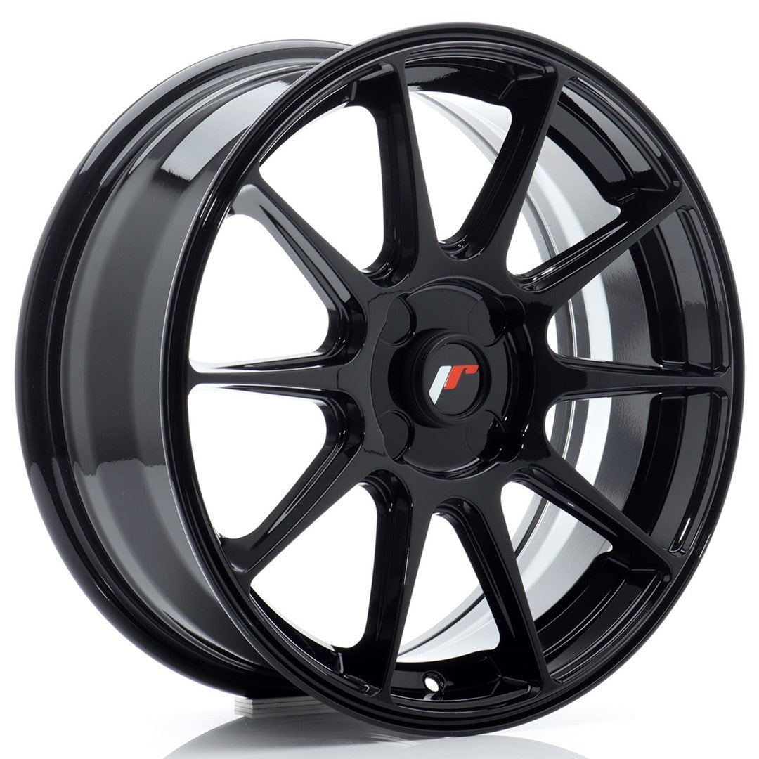Japan Racing JR Wheels JR11 17x7 ET20-38 CUSTOM PCD Black