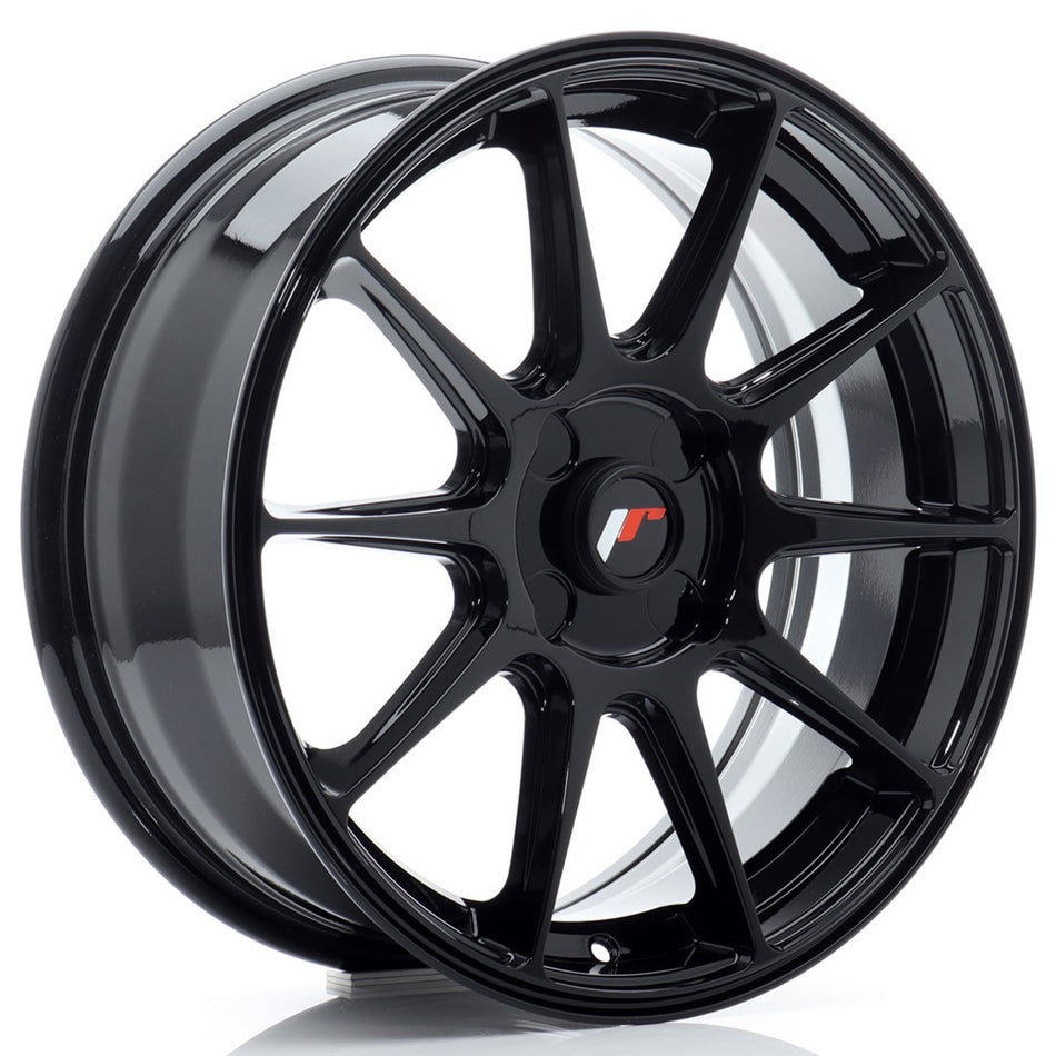 Japan Racing JR Wheels JR11 17x7 ET20-38 CUSTOM PCD Black