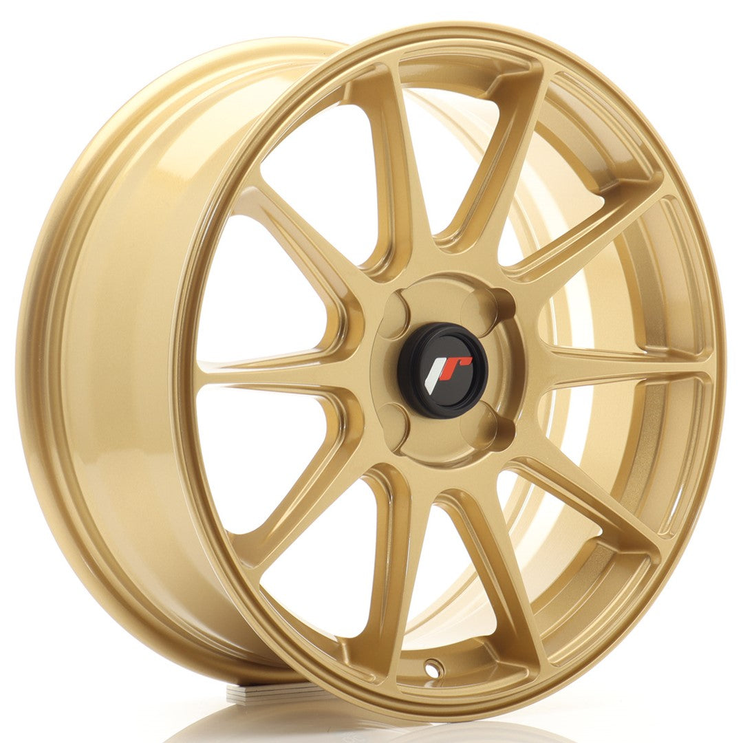 Japan Racing JR Wheels JR11 17x7 ET20-38 CUSTOM PCD Gold