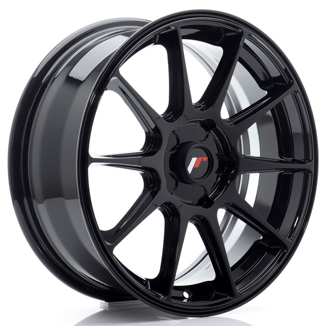 Japan Racing JR Wheels JR11 17x7 ET20-38 CUSTOM PCD Black