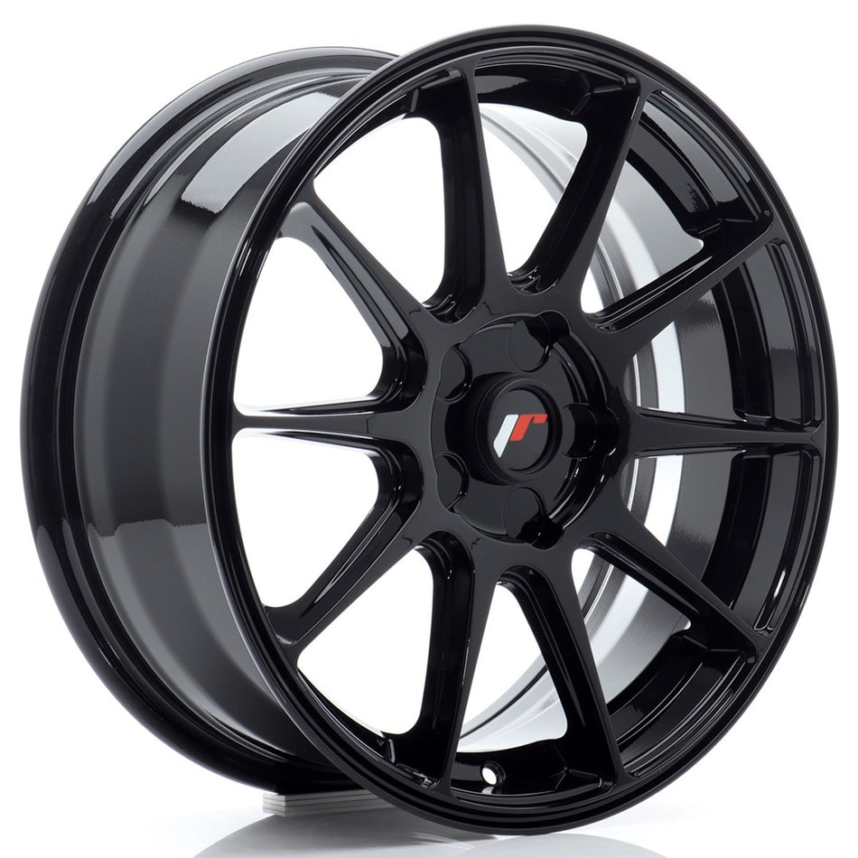 Japan Racing JR Wheels JR11 17x7 ET20-38 CUSTOM PCD Black