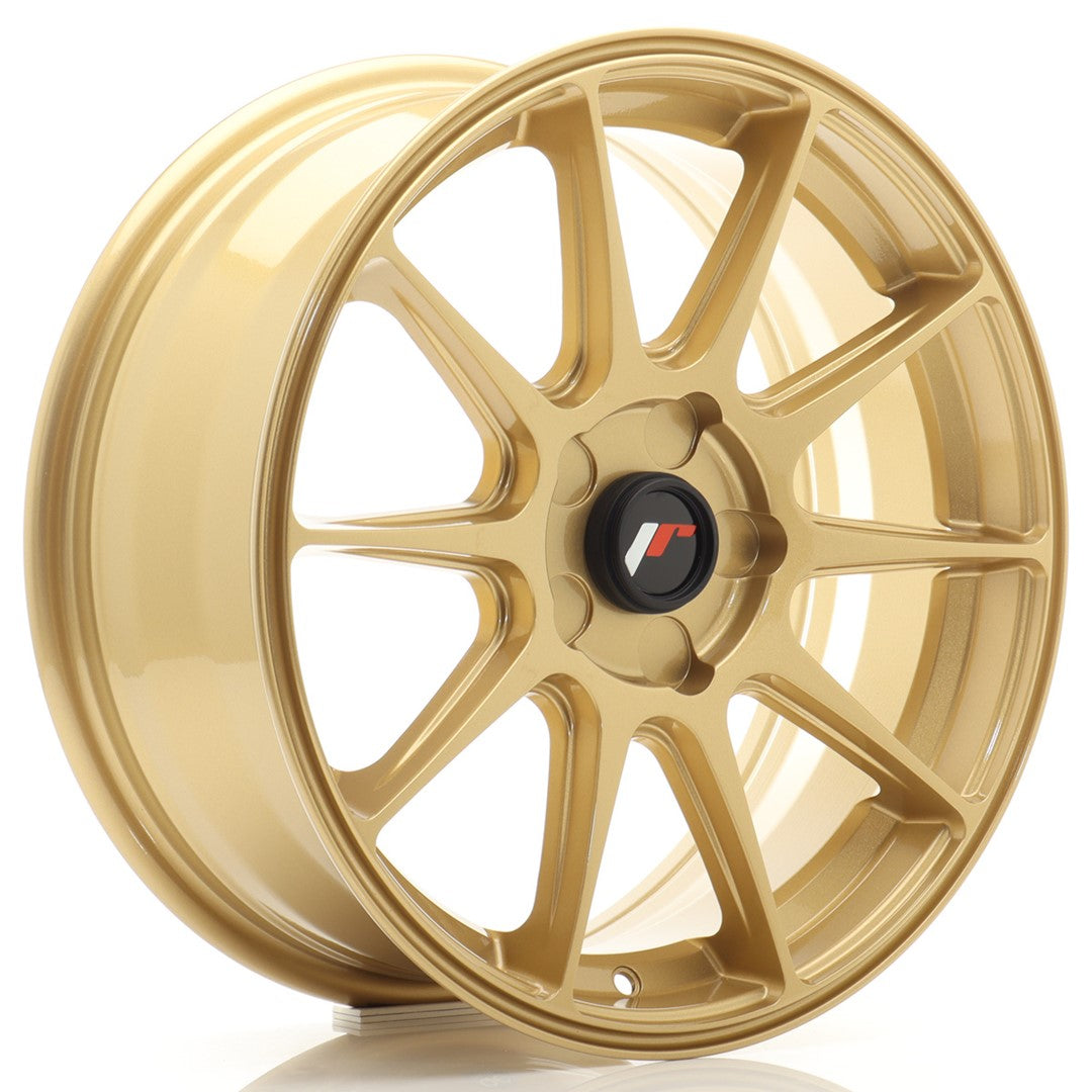Japan Racing JR Wheels JR11 17x7 ET20-38 CUSTOM PCD Gold