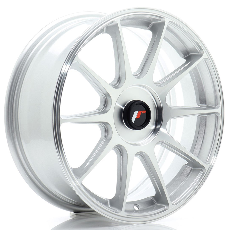 Japan Racing JR Wheels JR11 17x7 ET20-38 CUSTOM PCD Silver