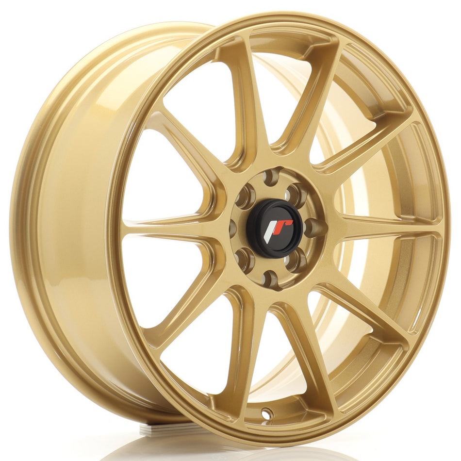 Japan Racing JR Wheels JR11 17x7 ET35 5x112 5x114.3 Gold