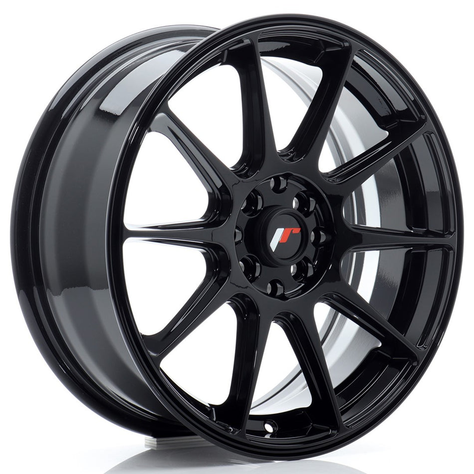 Japan Racing JR Wheels JR11 17x7 ET35 5x100 5x108 Black