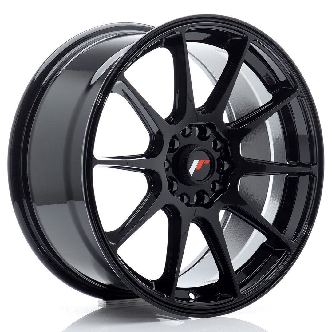 Japan Racing JR Wheels JR11 17x8 ET25 4x100 4x108 Black