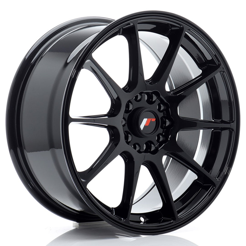 Japan Racing JR Wheels JR11 17x8 ET35 5x100 5x108 Black