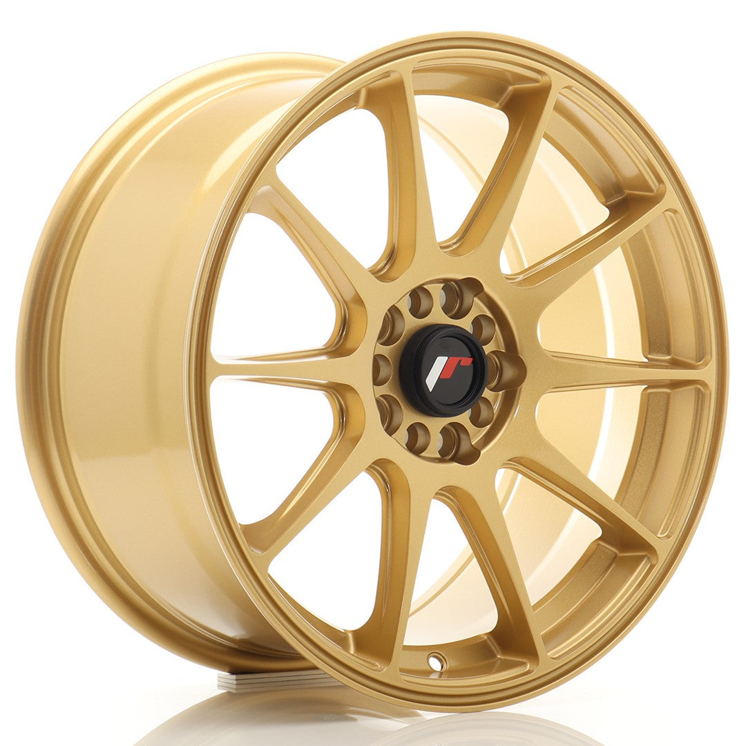 Japan Racing JR Wheels JR11 17x8 ET35 5x100 5x108 Gold