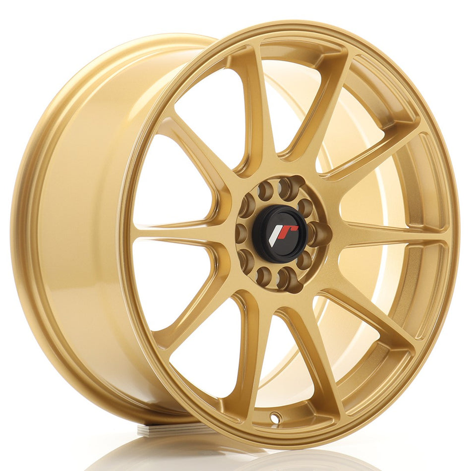 Japan Racing JR Wheels JR11 17x8 ET35 5x100 5x108 Gold