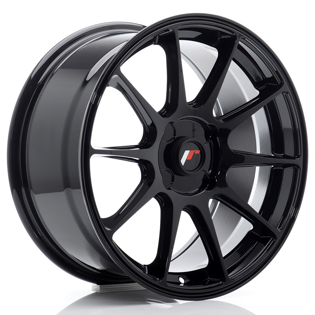 Japan Racing JR Wheels JR11 17x8 ET20-35 CUSTOM PCD Black