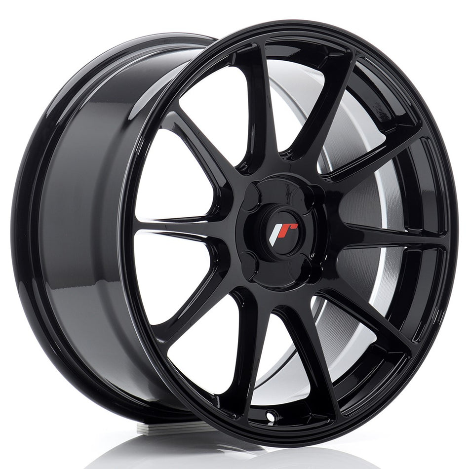 Japan Racing JR Wheels JR11 17x8 ET20-35 CUSTOM PCD Black