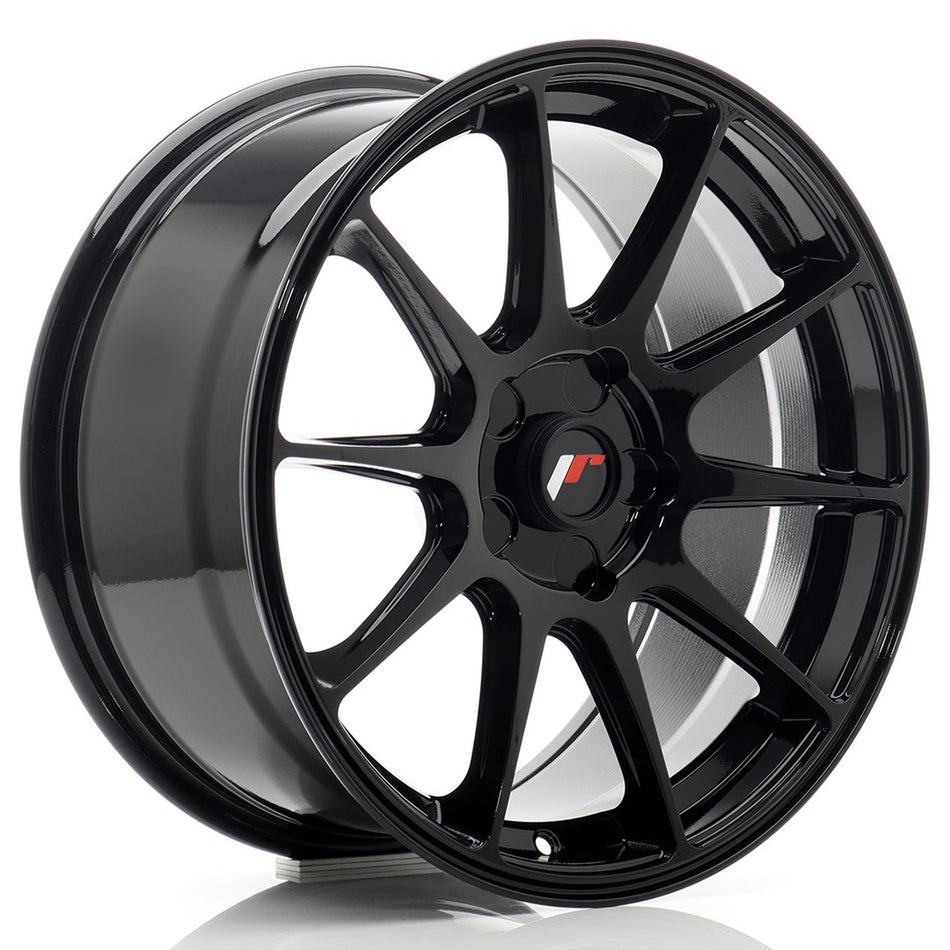 Japan Racing JR Wheels JR11 17x8 ET20-35 CUSTOM PCD Black