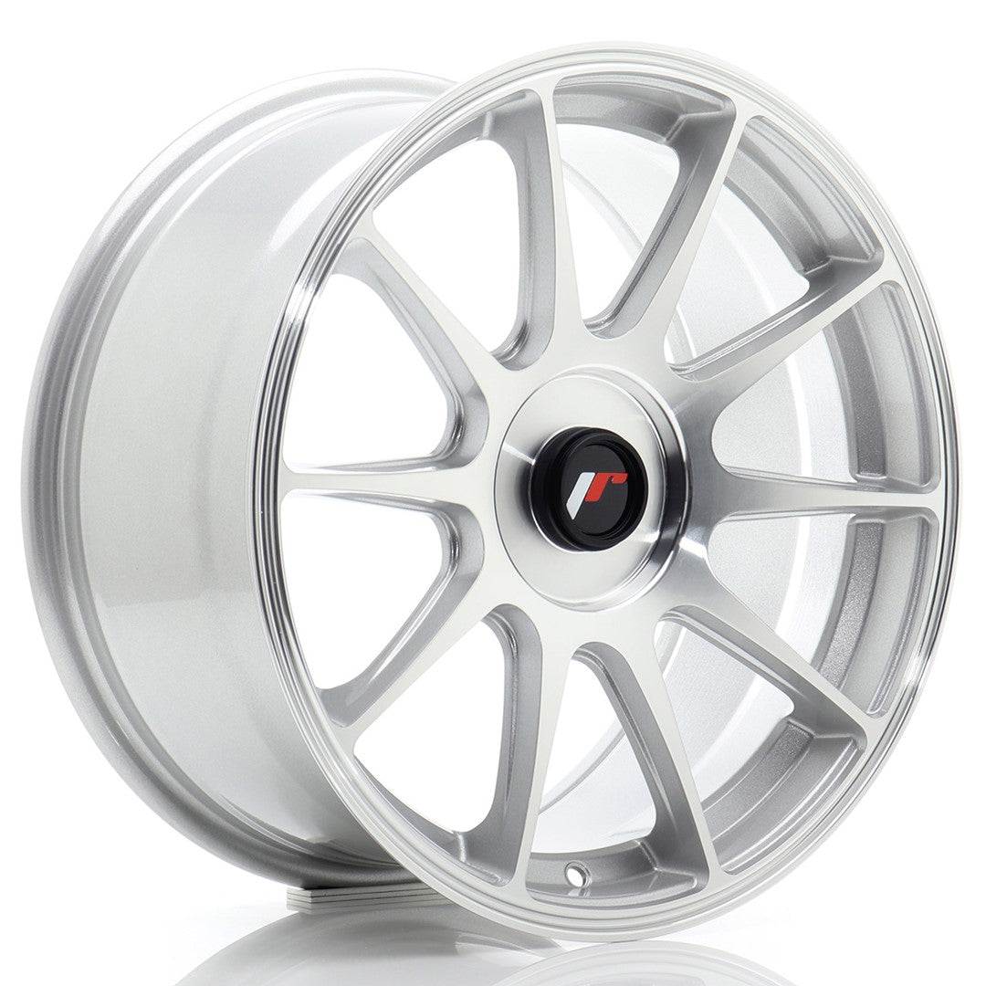 Japan Racing JR Wheels JR11 17x8 ET20-35 CUSTOM PCD Silver