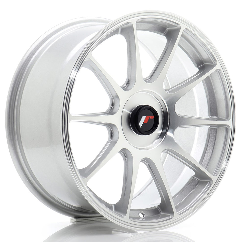 Japan Racing JR Wheels JR11 17x8 ET20-35 CUSTOM PCD Silver