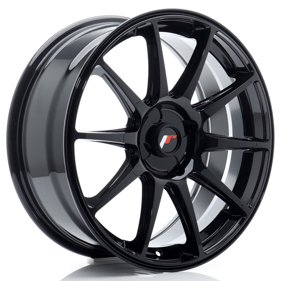 Japan Racing JR Wheels JR11 18x7.5 ET20-40 CUSTOM PCD Black
