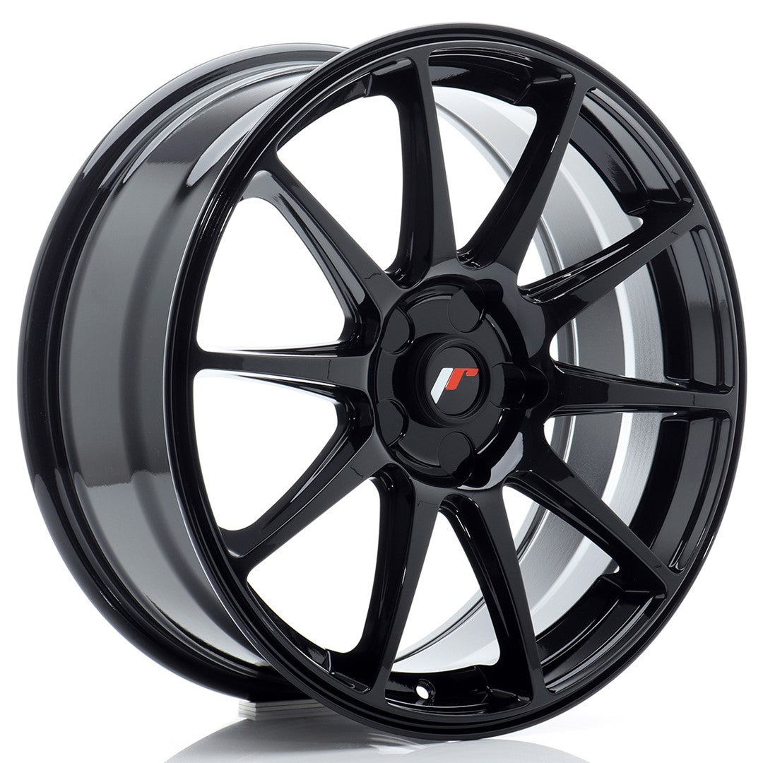 Japan Racing JR Wheels JR11 18x7.5 ET20-40 CUSTOM PCD Black