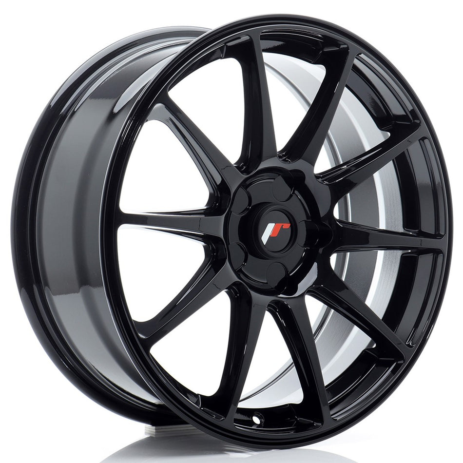 Japan Racing JR Wheels JR11 18x7.5 ET20-40 CUSTOM PCD Black